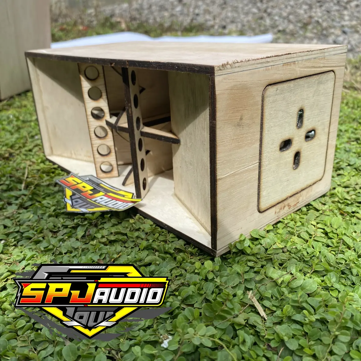 Box Speaker CLA Double 3 in Box Miniatur Sound System SPJ AUDIO