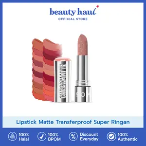 SOMETHINC Checkmatte Transferproof Lipstick - Lipstick Batang Transferproof yang Nyaman, Ringan, Tidak Lengket, Smudgeproof, dan Tahan Hingga 16 Jam