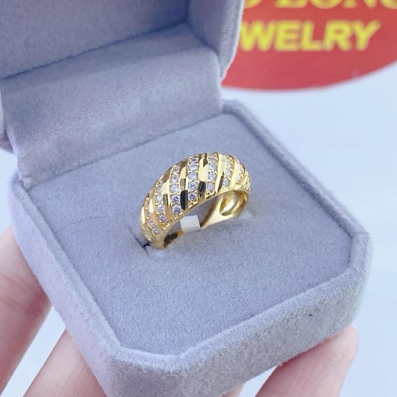Nhẫn mo mạ 18k bền đẹp - Trang sức bảo long