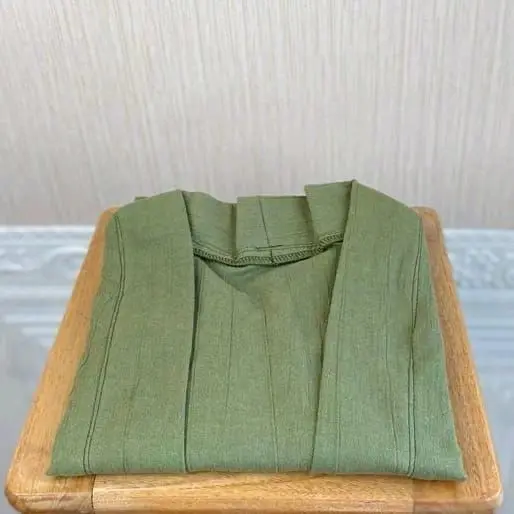 LUWY Outer Wanita OOTD - Outwear  Crop Linen Crinkle Basic Cewek Terbaru Atasan Blazer Oversize 8