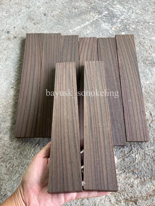 kayu sonokeling full galih ukuran 1 x 3 cm x 40cm 2