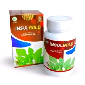 Kapsul InsulGOLD Daun Insulin HALAL BPOM