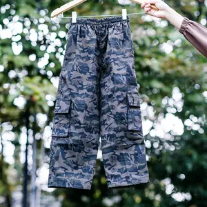 Celana kargo loreng premium tebal Anak Remaja Tanggung 12-16 tahun celana Skena Motif Loreng Jumbo Bahan Katun Premium Tebal Ukuran Jumbo