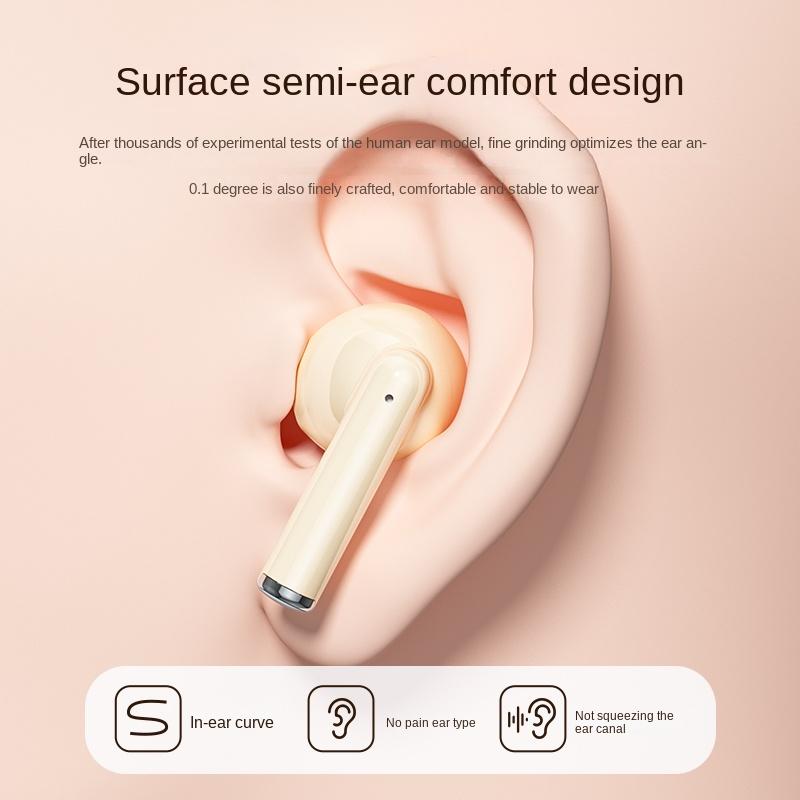 Product Introduction of True wireless Bluetooth headset Comfortable lightweight wear sports long battery life standby high sound quality Audio Earbud Electronic 3