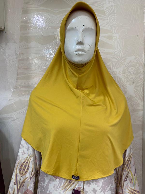 Elzatta Hijab Jilbab Bergo Kerudung Instan Spandek - Zaria Casual Nyaman SEKOLAH Standar Panjang Simple 6