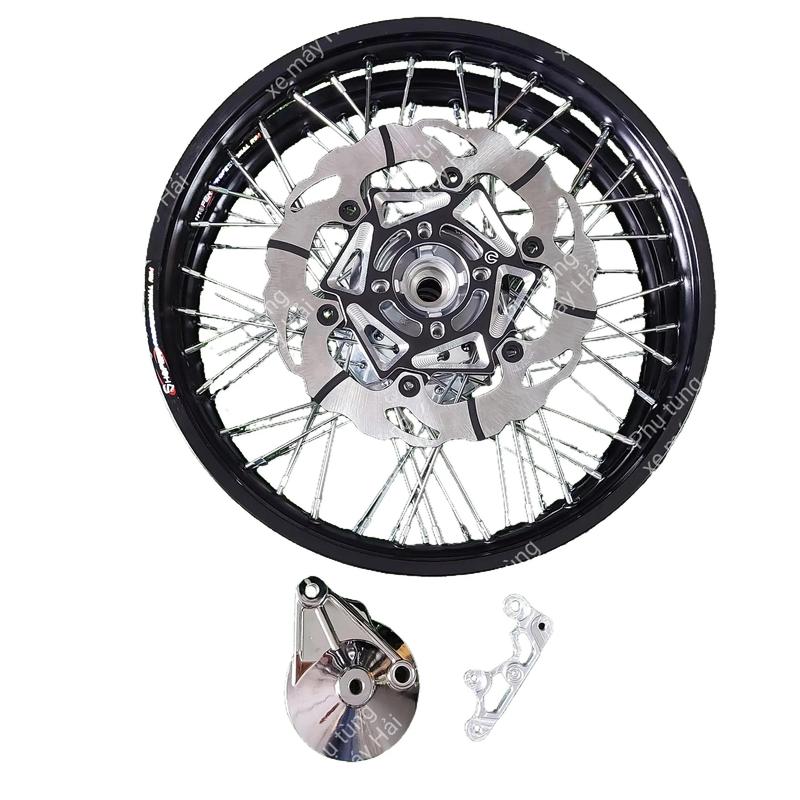 Bánh Căm Lắp Đặt Tướng Thích Cho Các Dòng Xe HD WA VE BLADE,WA VE S110 RSX 110 đùm mạ CROM Niềng nhôm thái kèm đĩa 260mm và PAS Hèo dầu CNC HTH104 MSP 0058