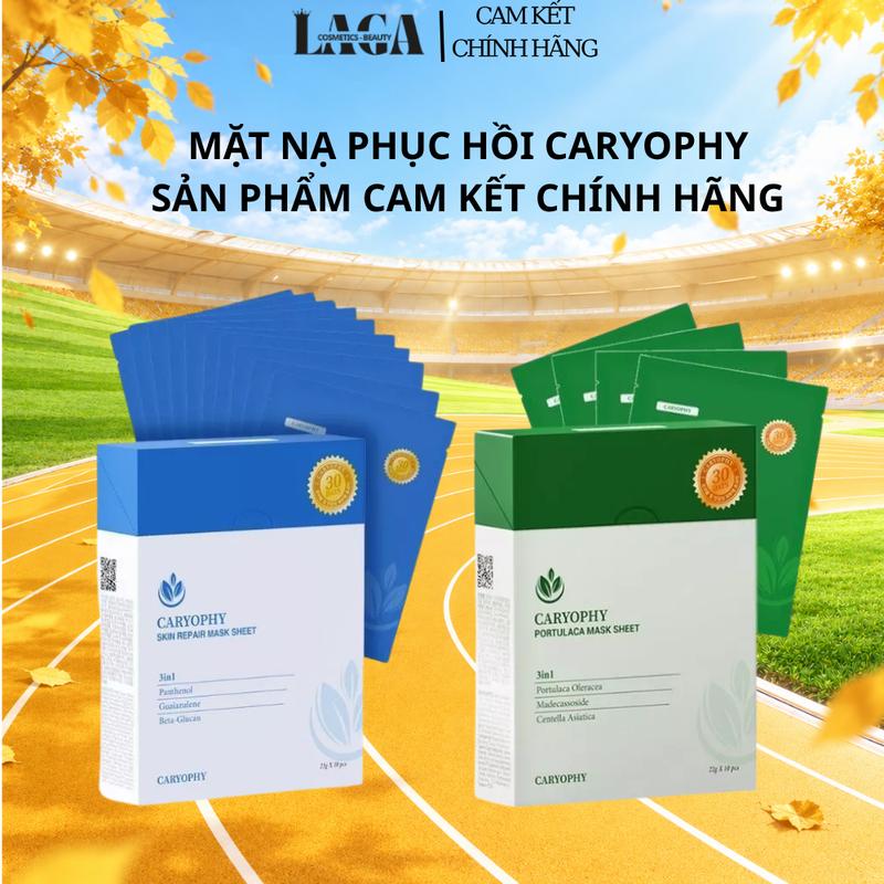 (Hàng Nhập Khẩu) Hộp 10 miếng mặt nạ phục hồi da Caryophy 25g (Caryophy Skin Repair Mask Sheet 25g)