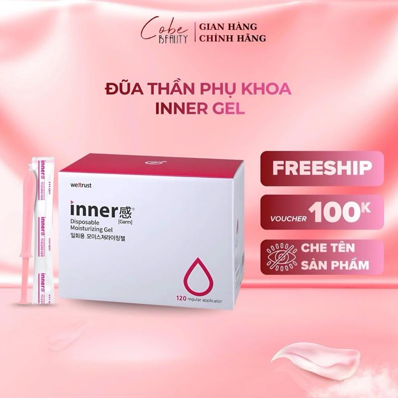   Che Tên  Inner Hồng - Hộp 30 60 120 Ống  Đũa Thần Inner Gel Dưỡng VK WETTRUST INNERGARM Disposable Multicare Essence 