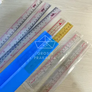 Jual Penggaris MIKA LENTUR 30cm 20 CM Satuan Perlengkapan Peralatan Sekolah Kantor Garisan Ukur Ruler School Office Garis Gambar Ukuran Alat Tulis Stensil Stationery ATK Aksesoris Buku Drawing Prakarya Kerajinan Crafting Seni Kesenian Kertakes Transparan