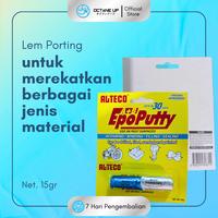 Gambar Alteco Lem Epo Putty 15gr Original Serbaguna untuk Beton Fiberglass Logam PVC Plastik Kayu Akuarium Waterproof 100% Original Resin Tahan Panas Anti Penyusutan dari Octane Up Store Kota Bandung 3 Tokopedia