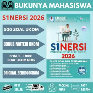 TERBARU SINERSI 2026 KUMPULAN SOAL UJI KOMPETENSI NERS INDONESIA 2026 SINERSI 2026 UJI KOMPETENSI NERS INDONESIA 2024 TINJAUAN MOSBY EDISI 2 SINERSI 2024 UKOM NERS UKOM D3 KEPERAWATAN ORIGINAL BUKU SINERSI UJI KOMPETENSI NERS INDONESIA