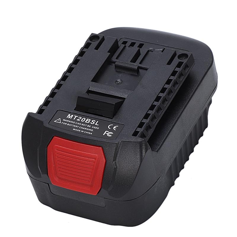 Product Introduction of MT20BSL Li-Ion Battery Converter Adapter for Makita 18V BL1830 BL1860 BL1850 BL1840 BL1820 Used To for Bosch 18V Tool 15