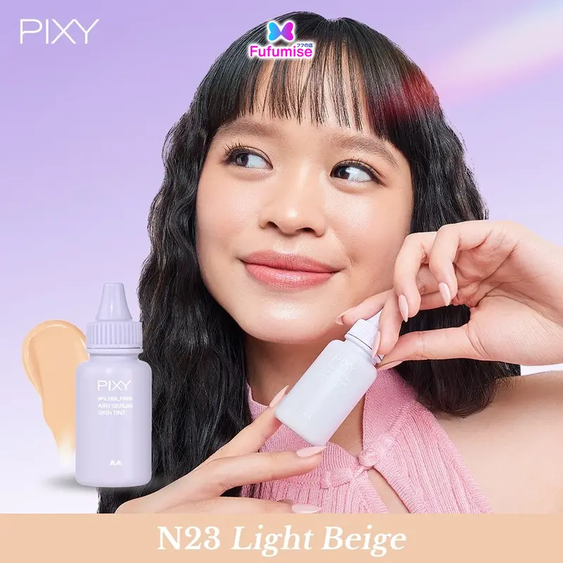 PIXY Airy Serum Skin Tint | Filter Free Series | Long Lasting | Satin Finish   Concealer Foundation Wajah 4