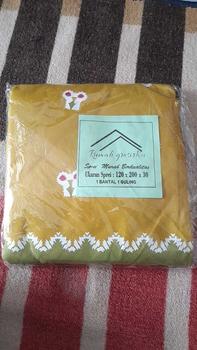 Product Review of SPREI DOBEL KARET ANTI GESER UKURAN KOMPLIT SPREI MOTIF JUMPUTAN SOLO//SPREI JUMPUTAN BEST SELLER/SPREI BATIK JADUL from Y**i A**n 1