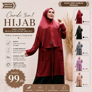 Hijab Cardigan Nizma 3 IN 1