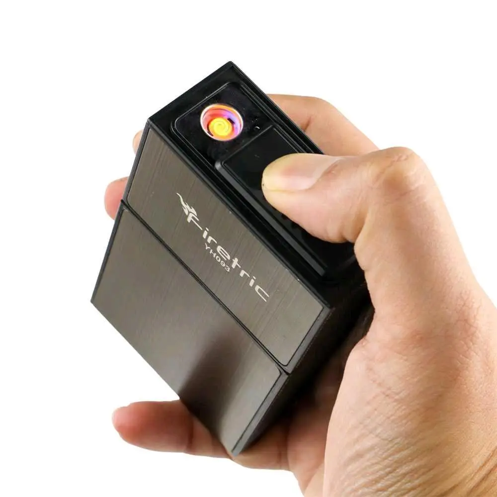 Firetric Kotak Mancis Dengan  Elektrik - YH093 (Hitam - 4LHX0MBK)