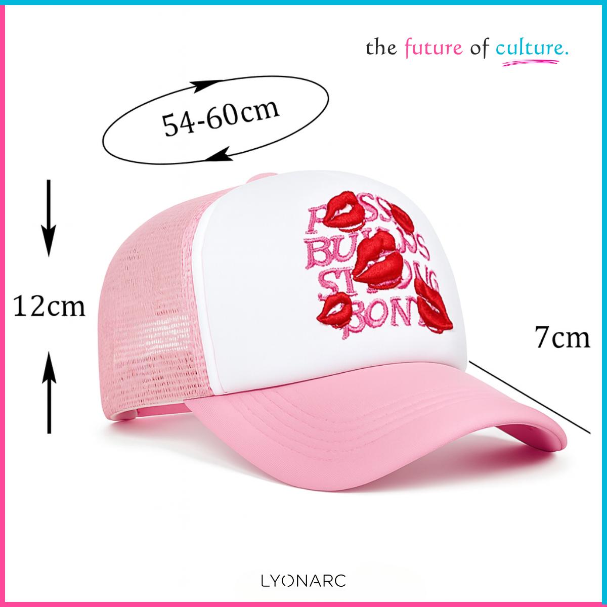 LYONARC Topi Jaring Biru Pink Trucker Kalcer Style Skena Keren y2k Hats Cap Cowok Cewek - Topi Distro Jaring Snabback Baseball Gaul Kece Anak Sma Smk Stm Viral Pria Wanita Fashion Outfit