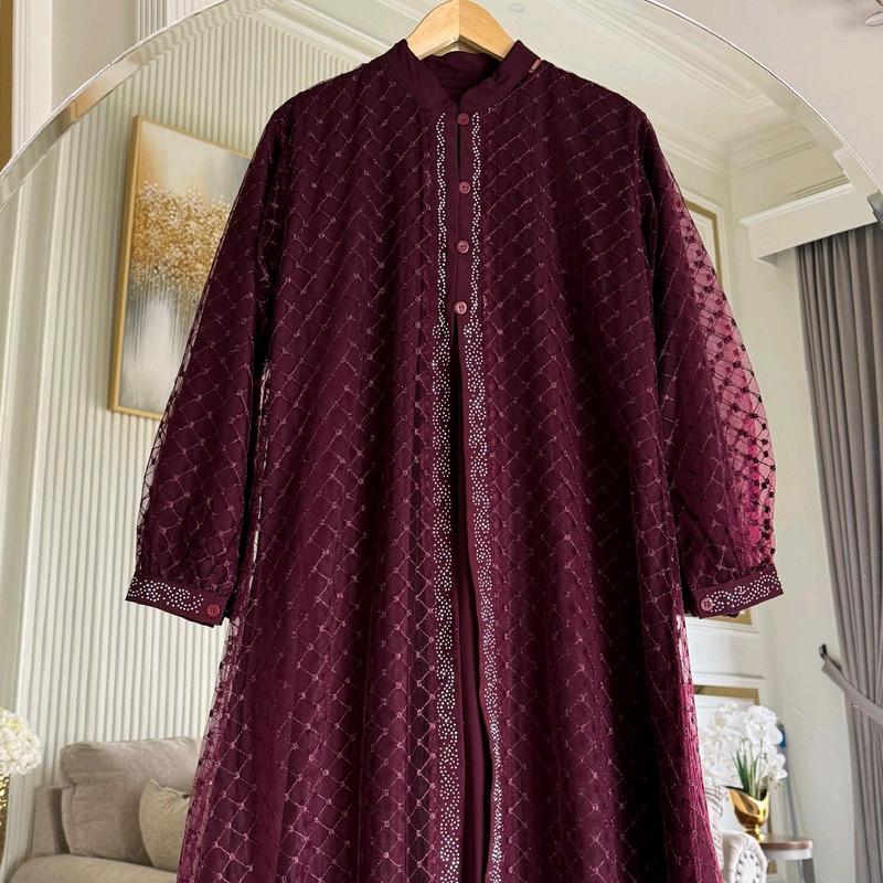 Gamis Raya Series 2/ Busui Friendly by Annisa/ Raya Dress/ Gamis Viral Baju Muslim Cantik Mewah 4
