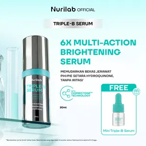 Nurilab - Triple-B Serum CorrecToneTM Technology 20ml Serum untuk Bekas Jerawat PIH PIE