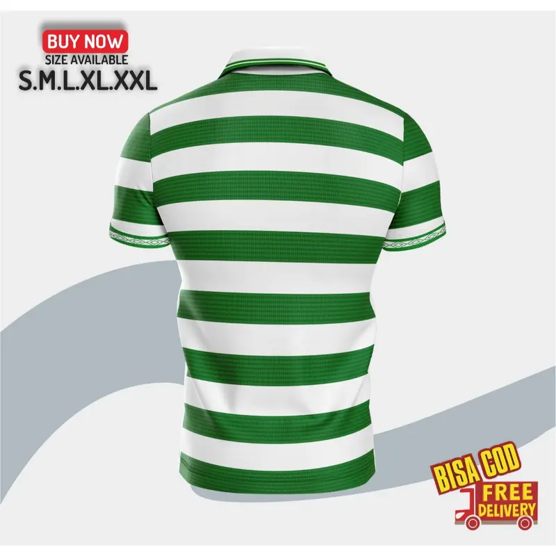 AM.two // Baju Jersey Celtic 1997 1998 Full Printing Custom (ready Tock) 1