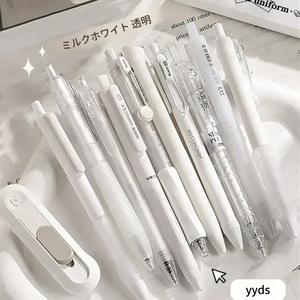 0.5mm 伸縮性中性ペン 5本セット 滑らかな書き心地 速乾性 ゲルペン オフィス用文房具 & 試験・事務用