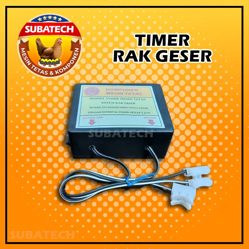 Modul Timer Rak Geser Mesin Tetas Telur Full Otomatis Penetas