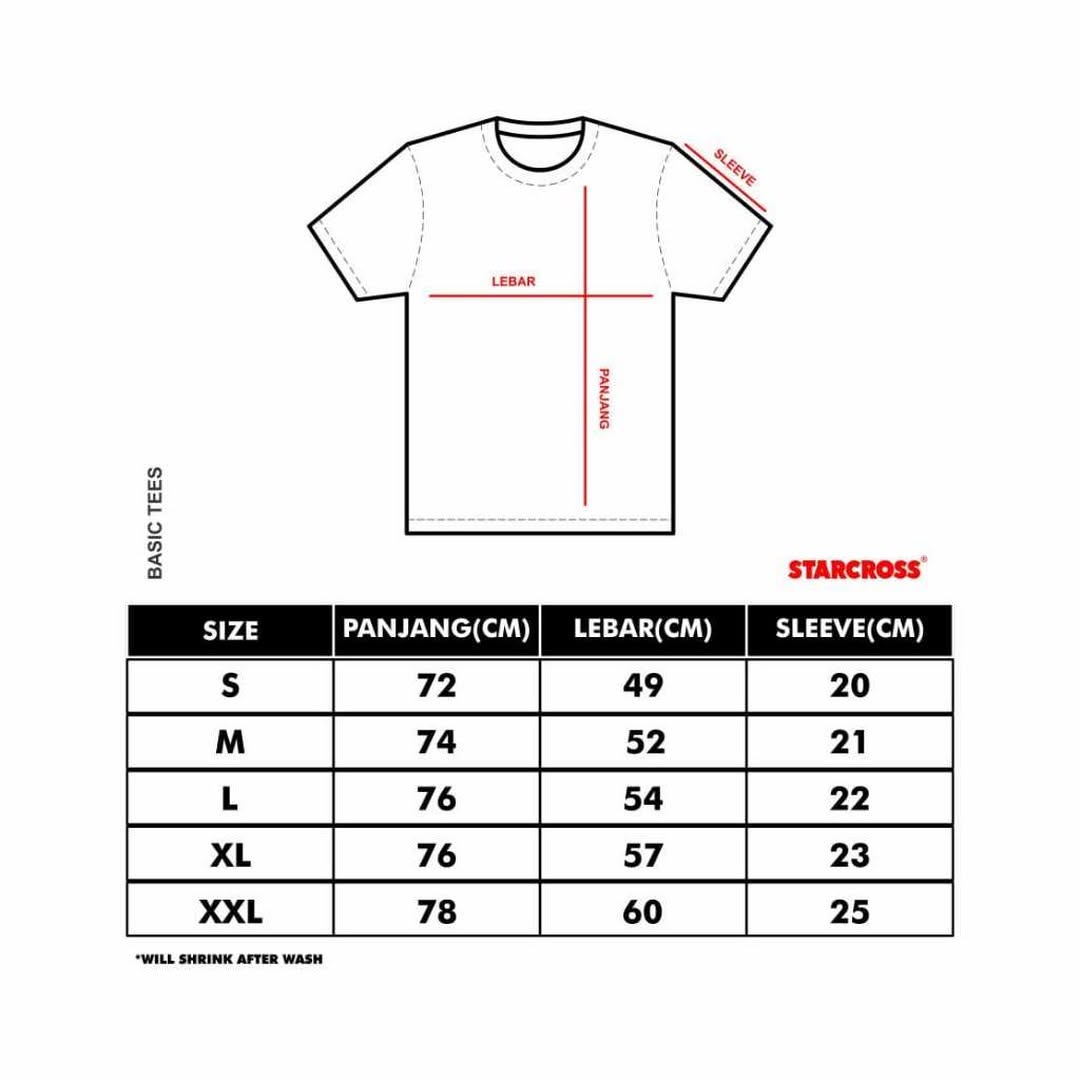 STARCROSS Kaos Pria - CONNEECTION - Black