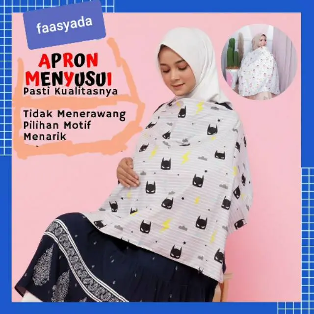 Apron kain nursing penutup