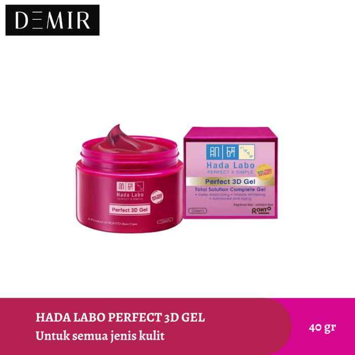 Gambar Hada Labo Perfect 3D Gel 40gr / Pelembab Anti Aging dari Demir Official Store Kota Tangerang Tokopedia