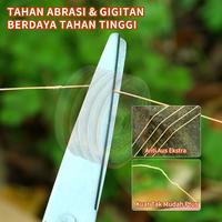 Gambar Bingolife Orange Tali Pancing PE X9 Super Braid 5x100m Connecting 7kg ~ 40.3kg Kuat Abrasi - 0.8#  0.14mm  7.0kg dari iBingolife Kab. Tangerang 5 Tokopedia