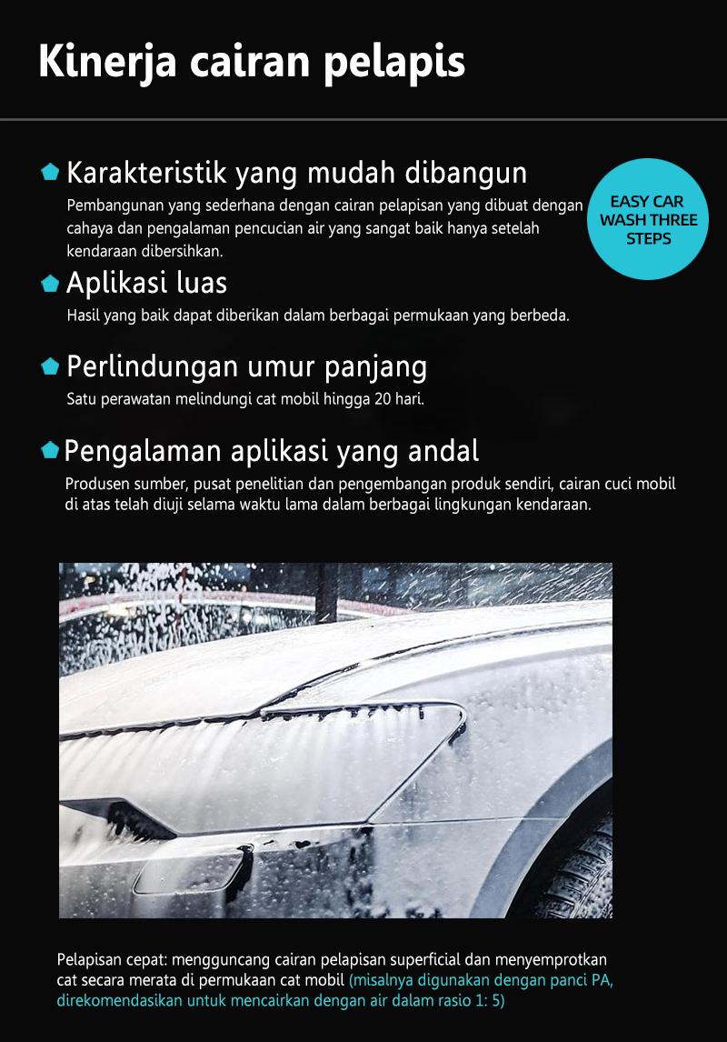 Sabun Cuci Touchless 500ml - Foam Tebal, Tanpa Gosok, Untuk Mobil & Motor