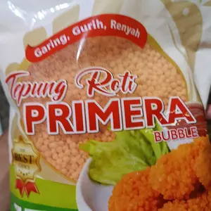 Primera Tepung Roti Bubble Crumbs | Bintang Yellow | Crumbs Merah 200 Gr / 500 Gr