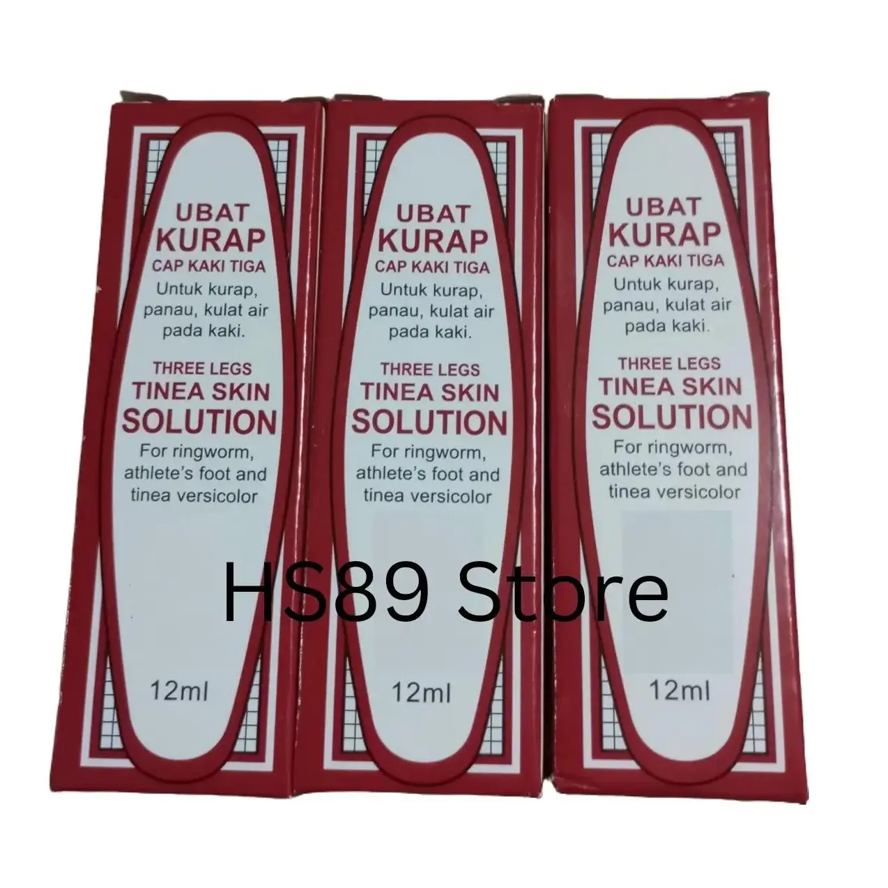 Obat Kurap Cair Cap Kaki Tiga 12 ml