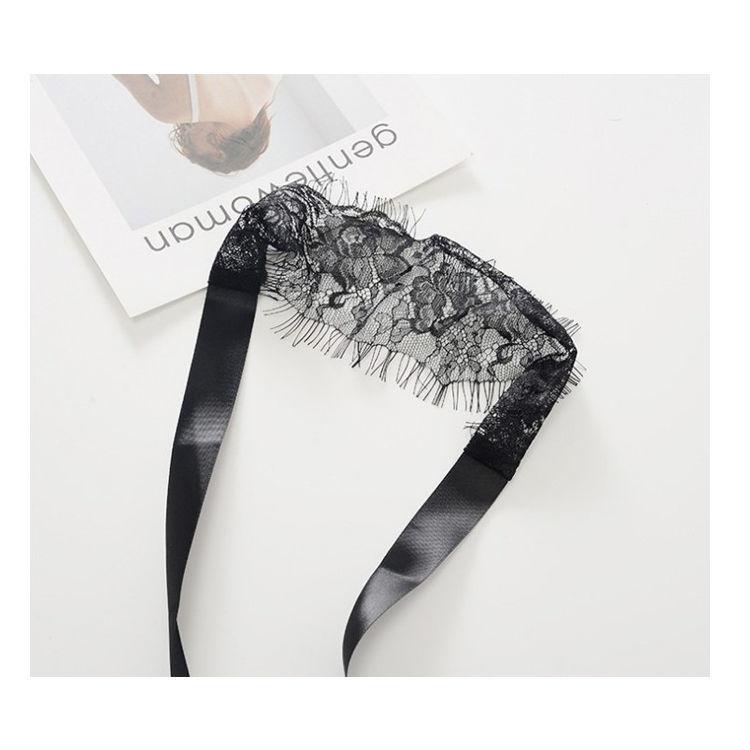 Product Introduction of Romantic Lace Mask Female Half Face Ball Party Sexy Black Eye Mask Halloween Props Princess Adult Mask 1