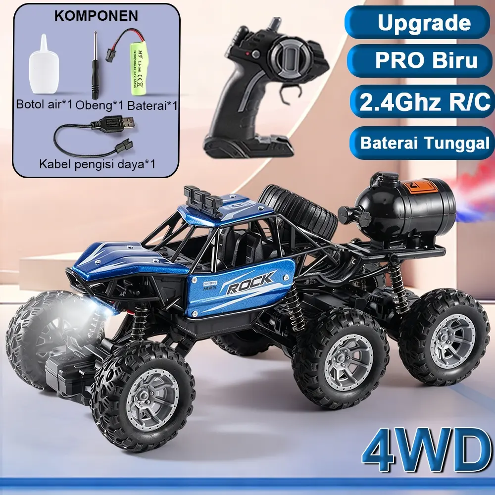 New Biru  6 Roda-2.4GHz-spray