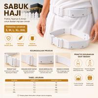 Gambar Sabuk Haji & Umrah Pengikat Kain Ihram Premium | Adjustable | Tersedia Ukuran S, M, L, XL, XXL - M dari Al-fira Official Store Kota Administrasi Jakarta Timur 3 Tokopedia