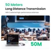 Gambar UGREEN Wireless 5G HDMI Extender Audio Video Projector Monitor Transmitter Receiver 30 - 50 Meter Display Tv 1080P - 50633 HDMI 50 Meter dari GADVENTIA Kota Administrasi Jakarta Barat 2 Tokopedia