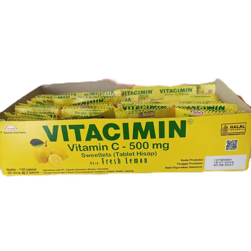 VITACIMIN 500 MG VITAMIN C TABLET HISAP 3