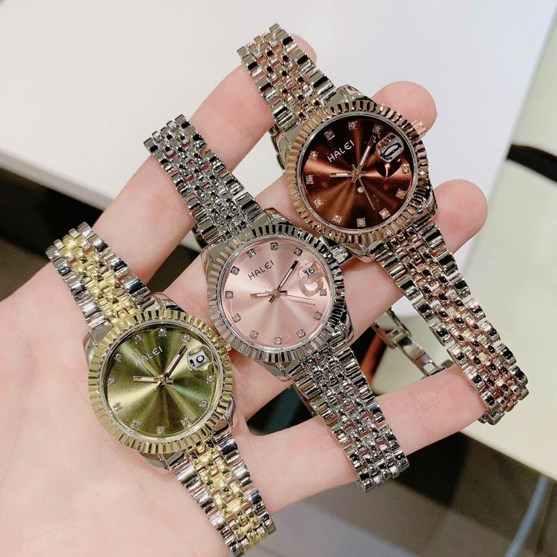 B31A đồng hồ thời trang nữ sang trọng size 30mm Women Watch Đeo Tay có lịch ngày chống nước 3ATM B31