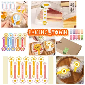 Stiker Thank You Sticker Segel Box Hampers Motif Lucu Bakery Handmade Open Me Kue Serbaguna TQ Paper Bag Plastik Roti