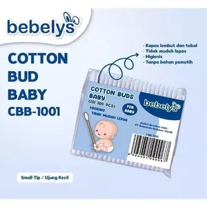 Bebelys Cotton Bud Isi 100pcs - Cottonbud Baby Anak