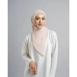naPocut Plain Airysoft Scraf Jilbab Square