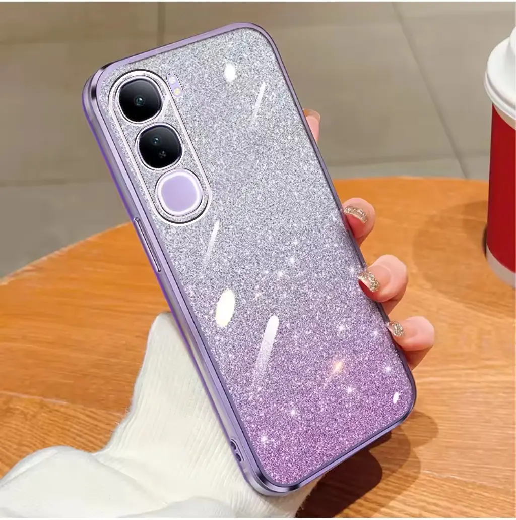 Case Terbaru Untuk Handphone Vivo V40 Lite Softcase Blink Blink Luxury Glitter TPU Premium Silicon Cover