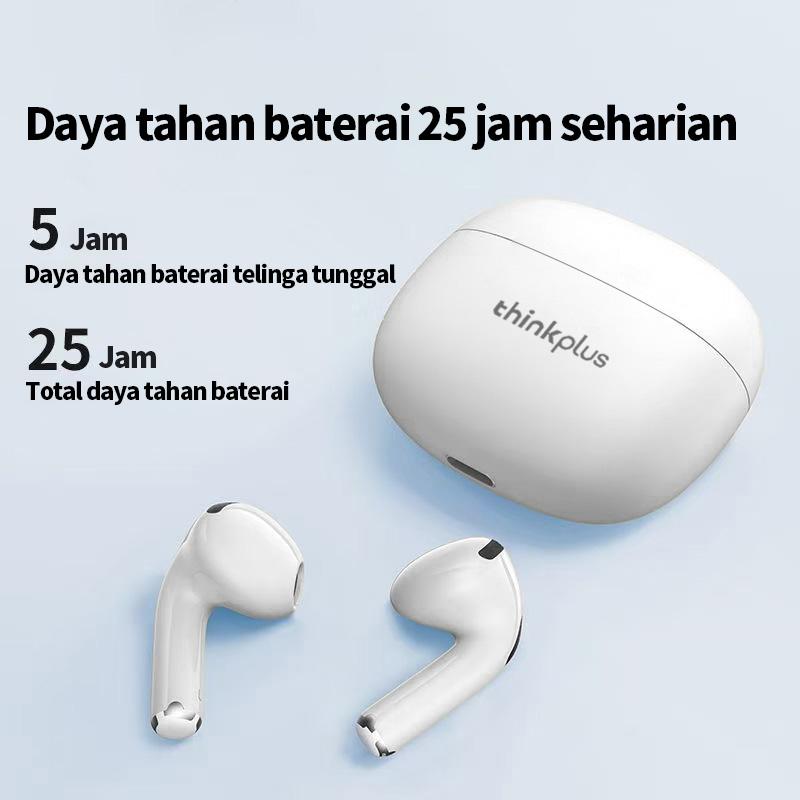 Lenovo thinkplus New Air Pro Earphone Bluetooth Nirkabel Sejati Headphone Suara HiFi Latensi Rendah Pengurangan Kebisingan Earbud untuk iPhone Android