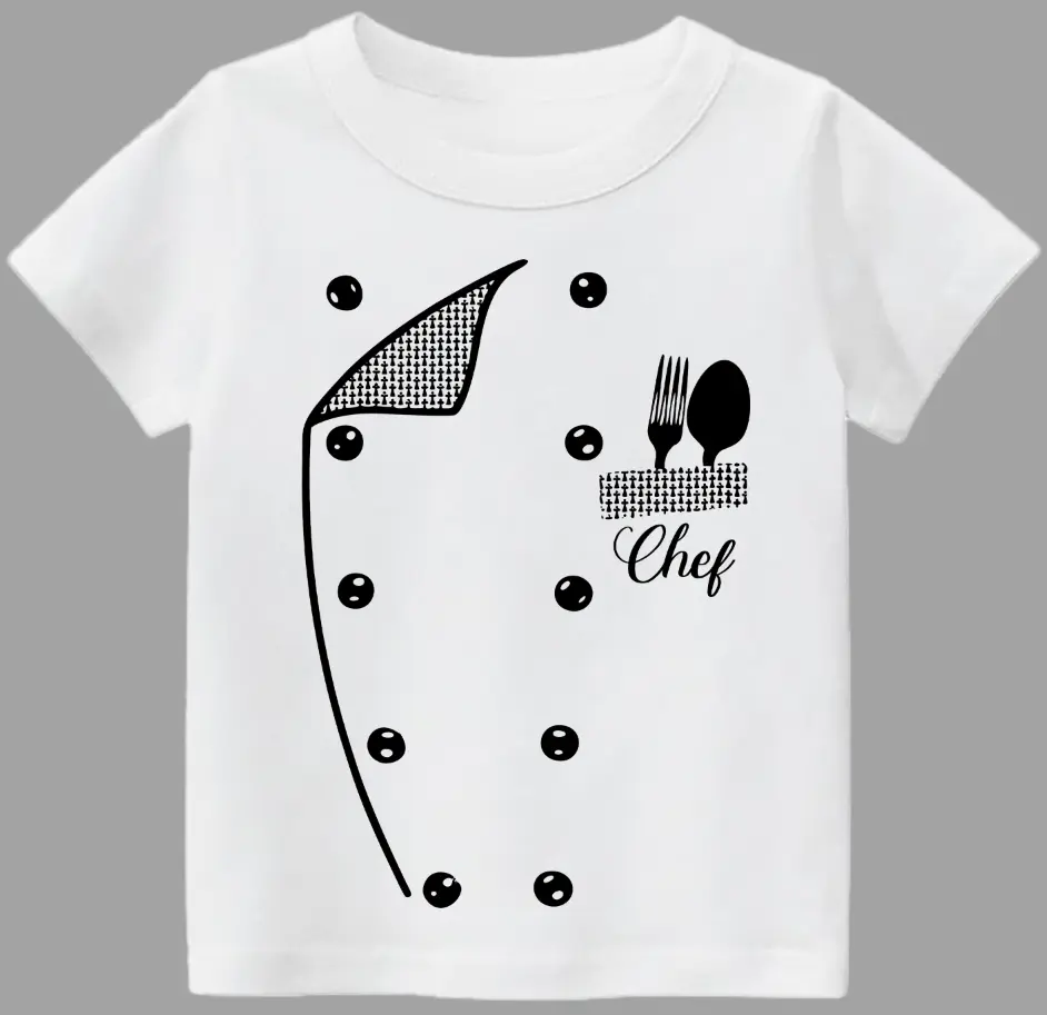 BAJU CHEF KANAK-KANAK Roundneck