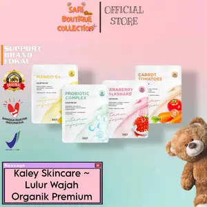 Kaley skincare lulur wajah organik premium/lulur wajah alami/lulur wajah bumil busui/masker organik/masker wajah/masker wajah premium/masker wajah organik premium Extract Mencerahkan Mango Melembutkan Pencerah Memutihkan Muka Vitamin Berminyak Arbutin