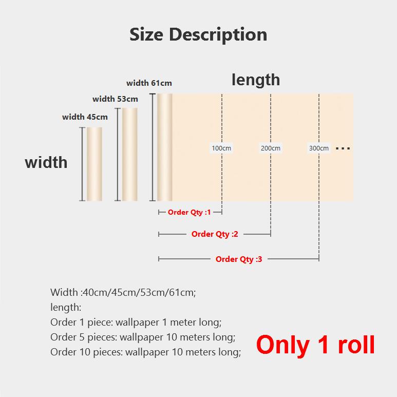 100CM, Wardrobe Wallpaper Waterproof Moistureproof Wood Grain Wall Paper Thick Sself Adhesive Wooden Door Table Sticker 8