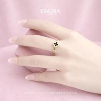 Gambar Kimora - Cincin Titanium Perhiasan Wanita Aksesoris Elegan Bunga Hitam Mara Big Cnt213 - GOLD 5 dari Kimora Jewelry Kota Denpasar 5 Tokopedia