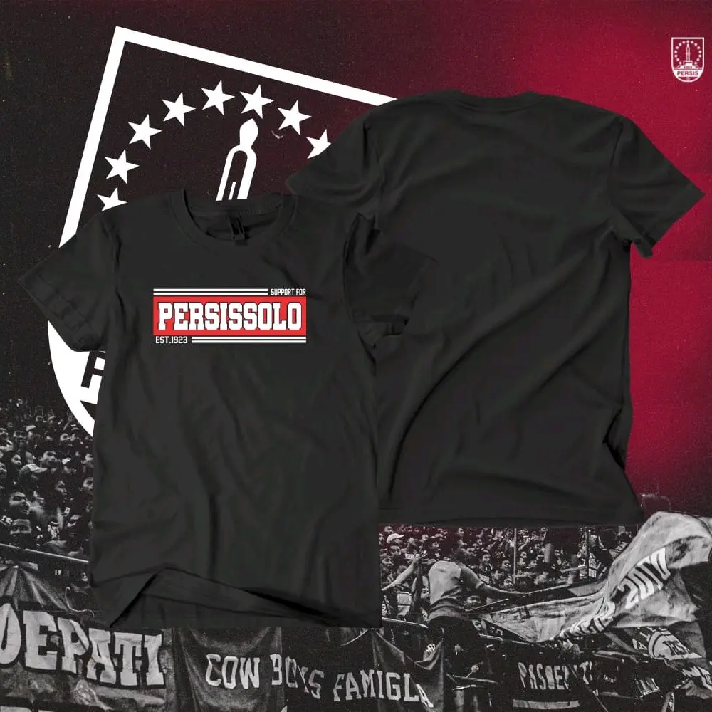 T-SHIRT PERSIS SOLO 1923 Kaos Distro Pria wanita