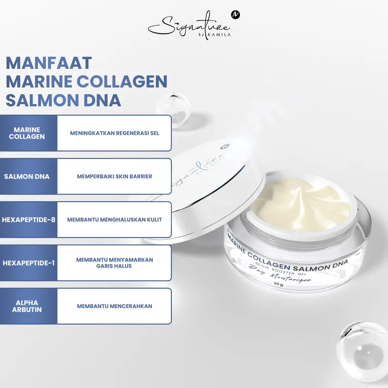 Marine Collagen Salmon DNA Signature by Kamila Get Free Day Cream Luminous Signature by Kamila 3